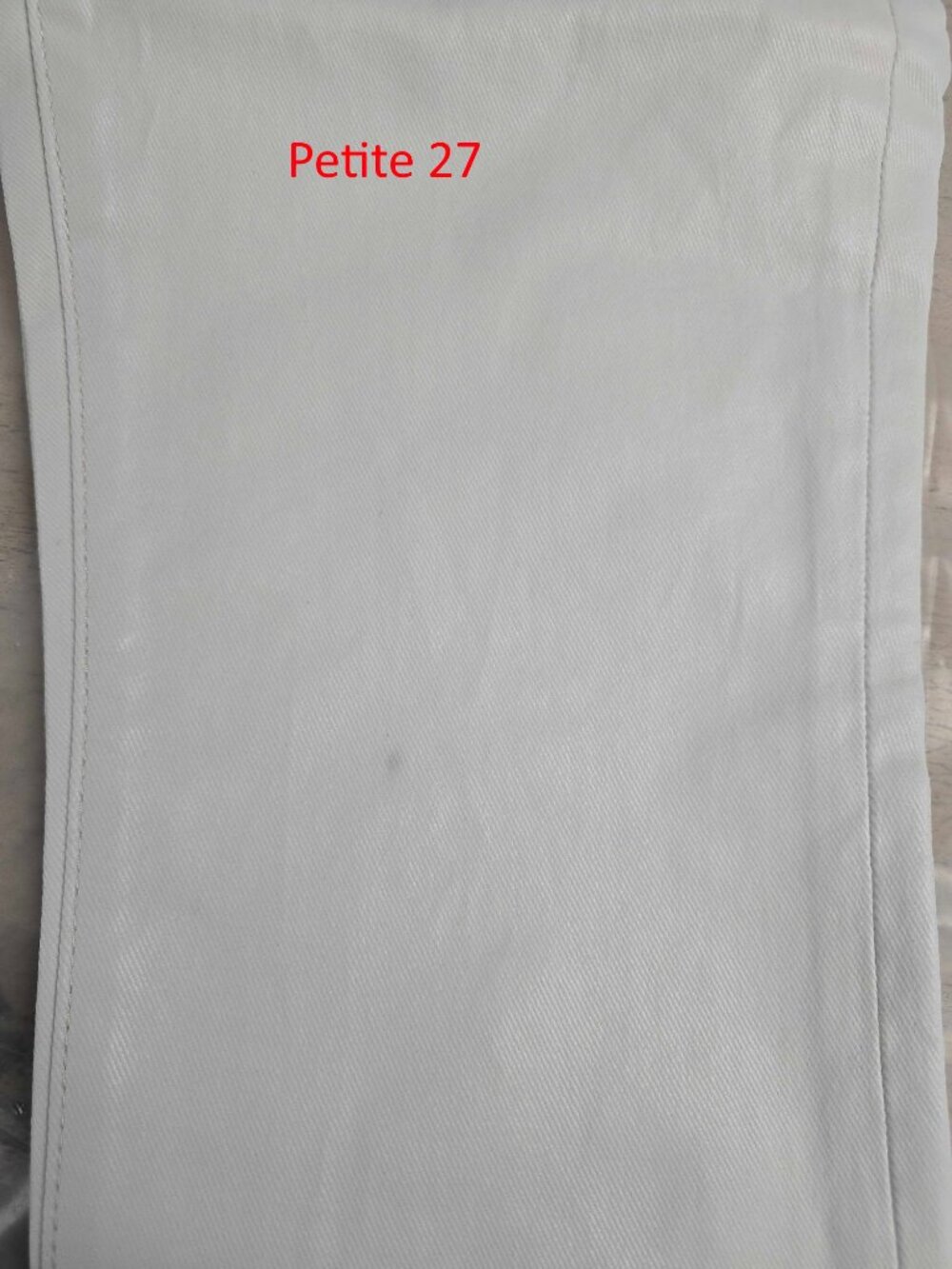 THE NOLI SHOP Aria Coated Flare Jean Vanilla Classic and Petite - Picture 5 of 8